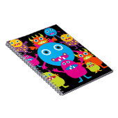 化おもしろい物バッシュかわいい生き物パーティー ノートブック (右側)