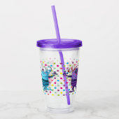 化けおもしろい物のキャラクター アクリルタンブラー (左)