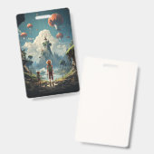 化けクラシック物漫画 バッジ (正面＆裏面)