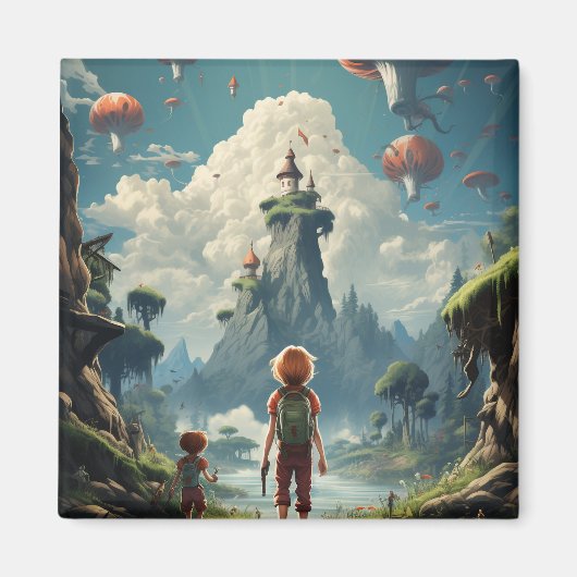 化けクラシック物漫画 マグネット (正面)