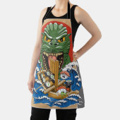 化け日本の物すし好き エプロン (インサイチュ)