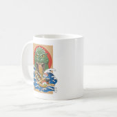 化け日本の物すし好き コーヒーマグカップ (正面左)