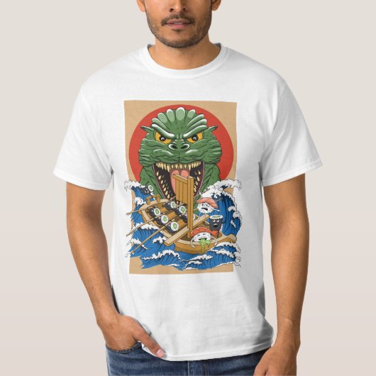 化け日本の物すし好き Tシャツ (正面)