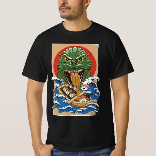 化け日本の物すし好き Tシャツ (正面)