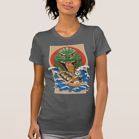 化け日本の物すし好き Tシャツ (正面)