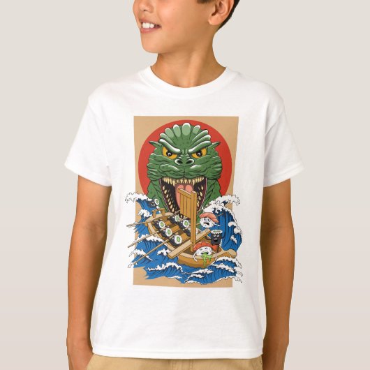 化け日本の物すし好き Tシャツ (正面)