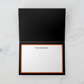 化け物のハロウィンヴィンテージ魔女アド文字 カード (内部)