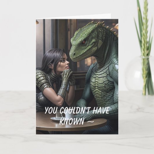 化け物の別れ/離婚カード サンキューカード (正面)