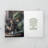 化け物の別れ/離婚カード サンキューカード (内部)