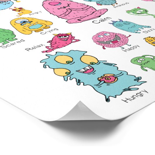 化け物感じは ポスター (角)