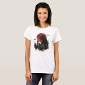 化け猫おもしろい Tシャツ (正面フル)