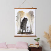 化フレンドリー物 吊り下げ型タペストリー (寝室)