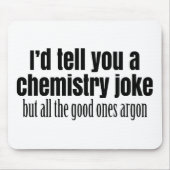 化学おもしろいミーム先生 マウスパッド (正面)