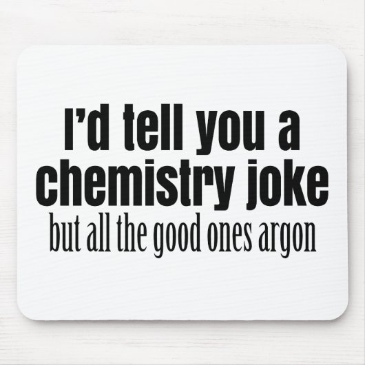 化学おもしろいミーム先生 マウスパッド (正面)