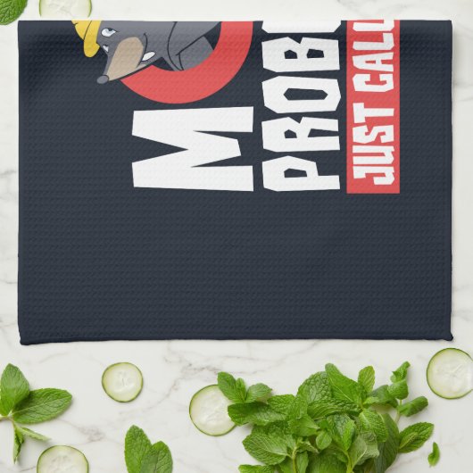 化学おもしろい先生モル問題 キッチンタオル (折り畳み)