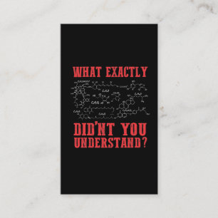 化学おもしろい先生化学者の学生式 名刺