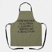 化学おもしろい先生引用文 エプロン (正面)