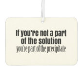 化学おもしろい先生引用文 カーエアーフレッシュナー (裏面)