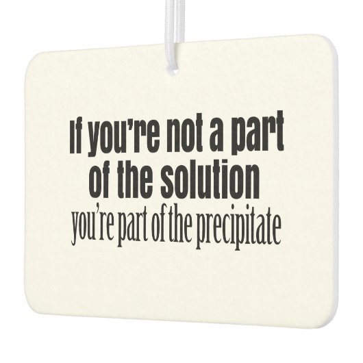 化学おもしろい先生引用文 カーエアーフレッシュナー (左)