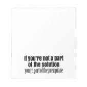 化学おもしろい先生引用文 ノートパッド (正面)