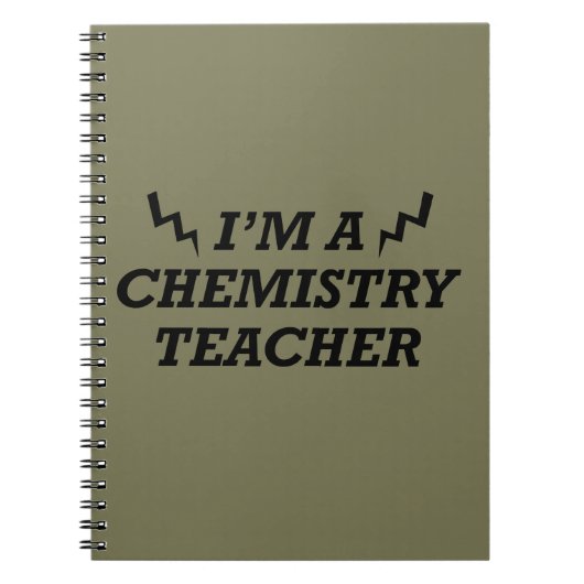 化学おもしろい先生引用文 ノートブック (正面)