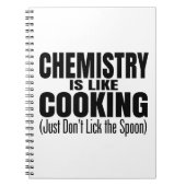 化学おもしろい先生引用文 ノートブック (正面)