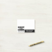 化学おもしろい先生引用文 ポストイット (デスク上)