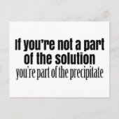 化学おもしろい先生引用文 ポストカード (正面)