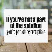 化学おもしろい先生引用文 ポストカード