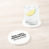 化学おもしろい先生引用文 – 反応なし コースター (側面)