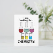 化学おもしろい化学を探している ポストカード (スタンド正面)