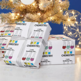 化学おもしろい化学を探している ラッピングペーパー