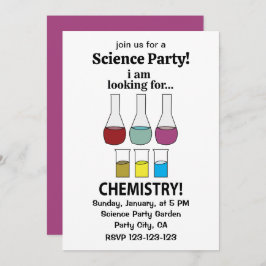 化学おもしろい化学を探している 招待状