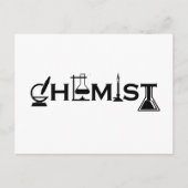 化学おもしろい化学者の賜物 シーズンポストカード (正面)