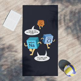 化学おもしろい周期表科学 ビーチタオル