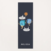 化学おもしろい周期表科学Gag ヨガマット (正面)