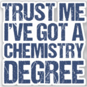 化学おもしろい学院生 シール (正面)