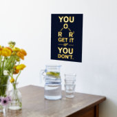 化学おもしろい学GAG科学研究科先生金ゴールド 箔ポスター (レイダウン (キッチン))