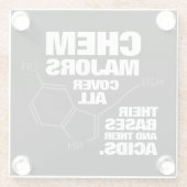 化学おもしろい専攻は拠点をカバー… ガラスコースター (裏面)