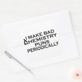 化学おもしろい引用文 スクエアシール (封筒)