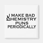 化学おもしろい引用文 マグネット (正面)