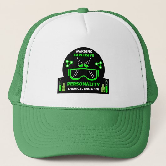 化学おもしろい技術者贈与 キャップ (正面)