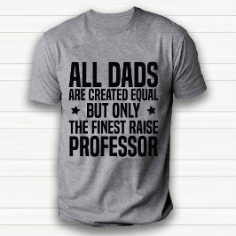 化学おもしろい教授パパホワイト Tシャツ