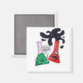 化学おもしろい理学I考えあなたは以上 マグネット (正面/裏面)