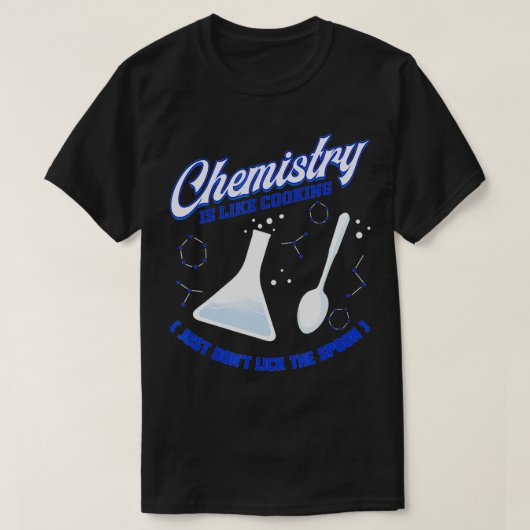 化学おもしろい研究室化学先生化学はli tシャツ (デザイン正面)