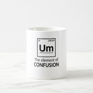 化学おもしろい要素の混乱 コーヒーマグカップ