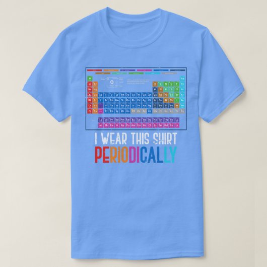 化学おもしろい贈与アイディア科学化学 Tシャツ (デザイン正面)