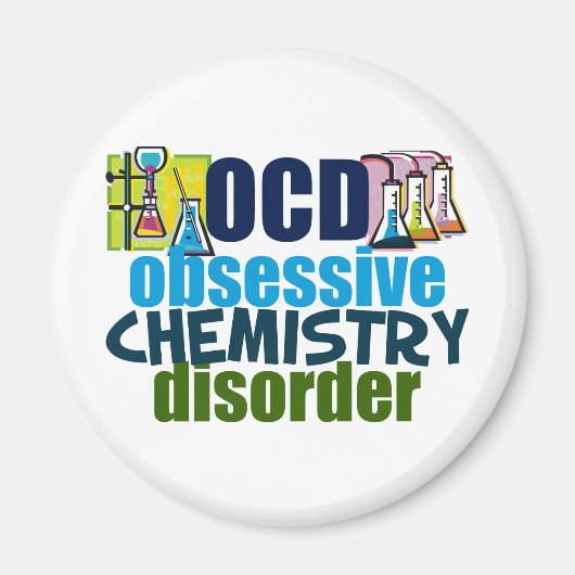 化学おもしろい マグネット (正面)