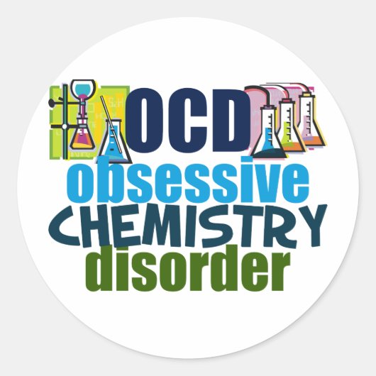 化学おもしろい ラウンドシール (正面)