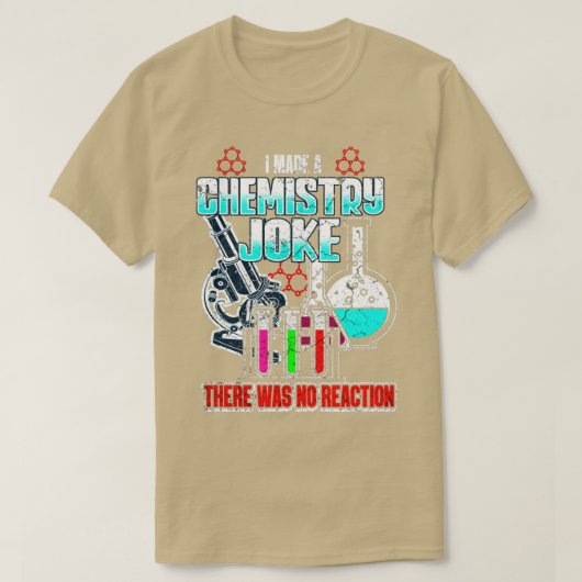 化学おもしろい Tシャツ (デザイン正面)